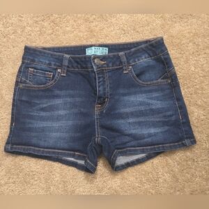Wax Jean Dark Blue Denim Shorts